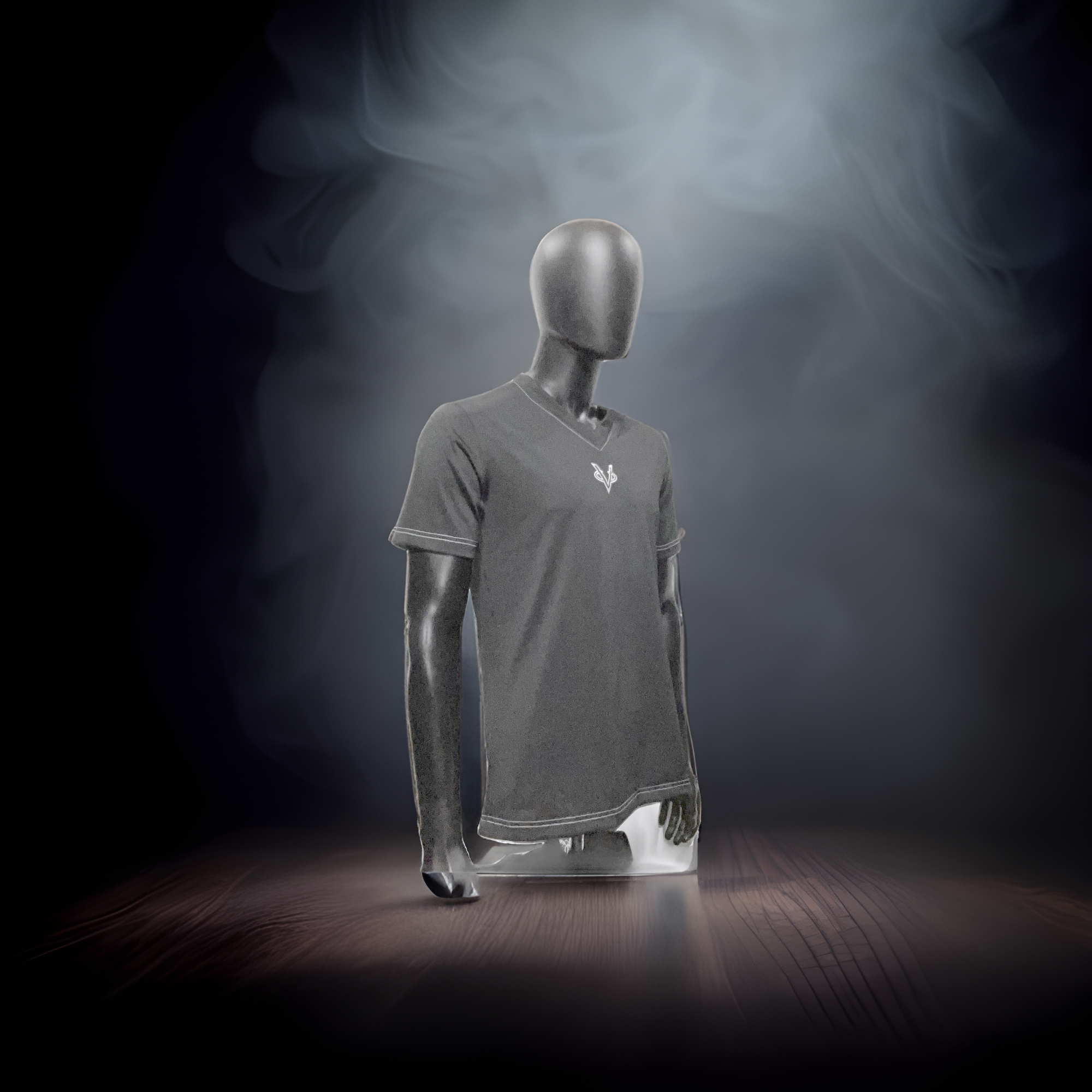 Large Black with White Trimming