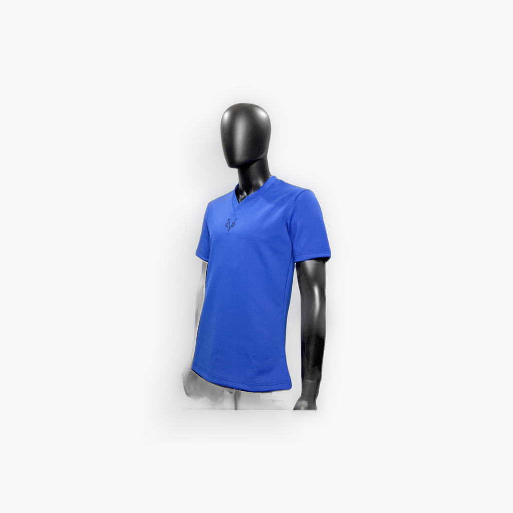 Medium Blue with Black Trimming