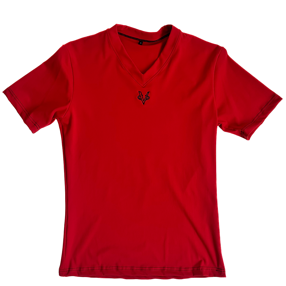 2XL Red with Black Trimming